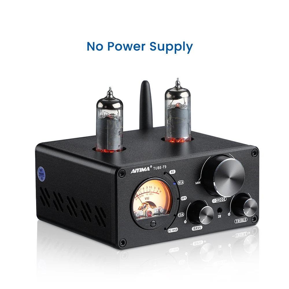 AIYIMA T9 HiFi Tube Bluetooth Amplifier with DAC