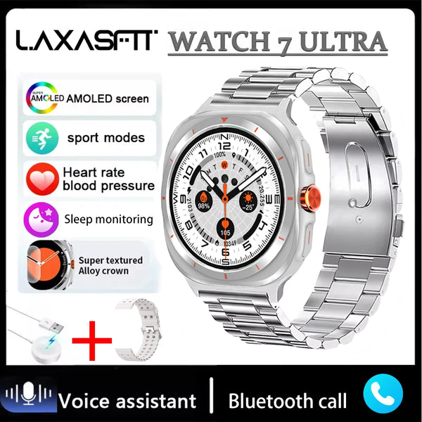 LAXASFIT Watch 7 Ultra Smartwatch with Bluetooth Call