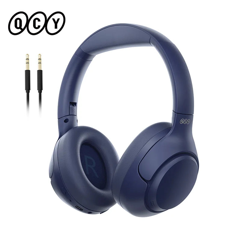 QCY H3 ANC Wireless Headphones – Bluetooth 5.4, 60H Playtime