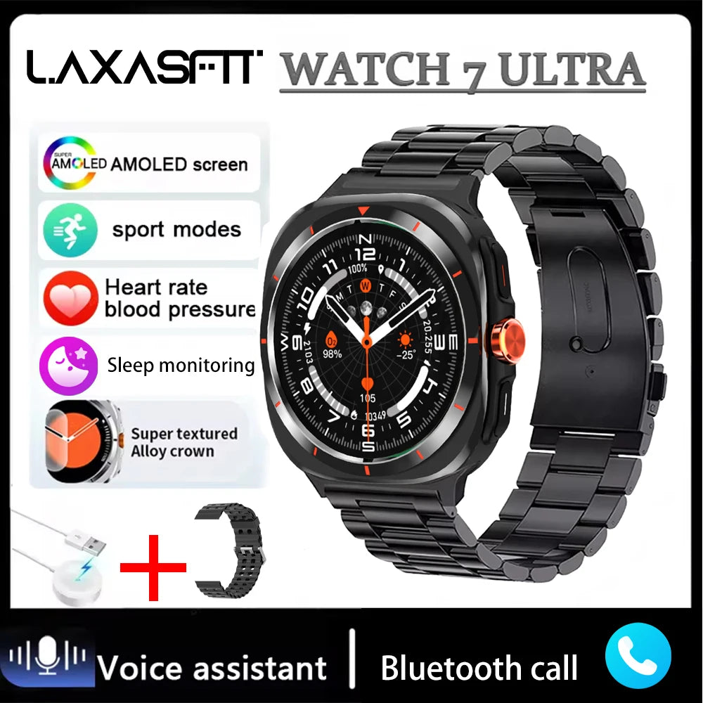 LAXASFIT Watch 7 Ultra Smartwatch with Bluetooth Call