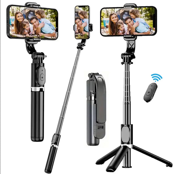 W&O C01 Selfie Stick Tripod with Wireless Stabilizer