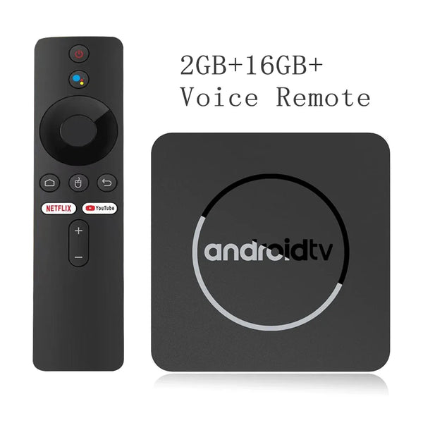 Android 13 4K HDR10+ Smart TV Box | 2GB RAM 16GB Storage | Dual WiFi, BT 5.0, Allwinner H313