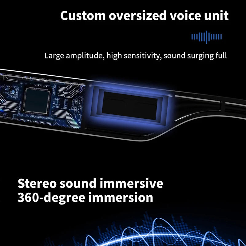 Smart Wireless Bluetooth Glasses | Music & Phone Call Sunglasses for Men & Women, Fashionable Design