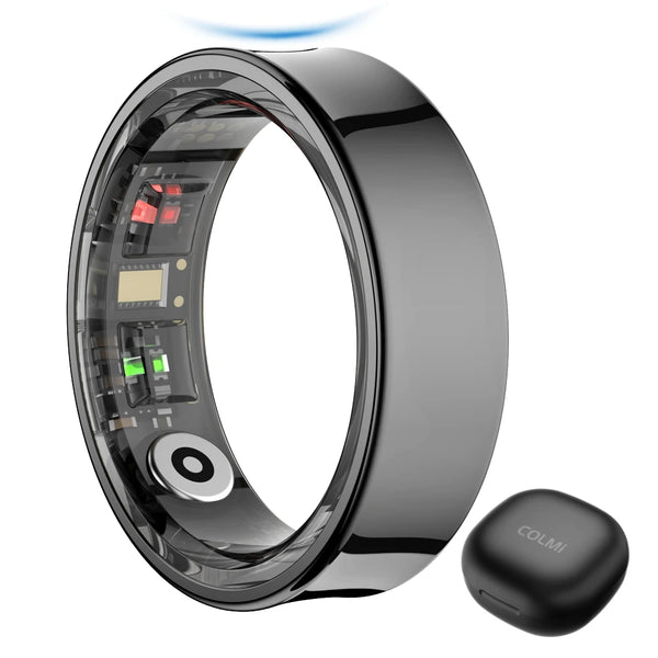 COLMI R09 Smart Ring with Charging Case – Health & Sleep Monitor