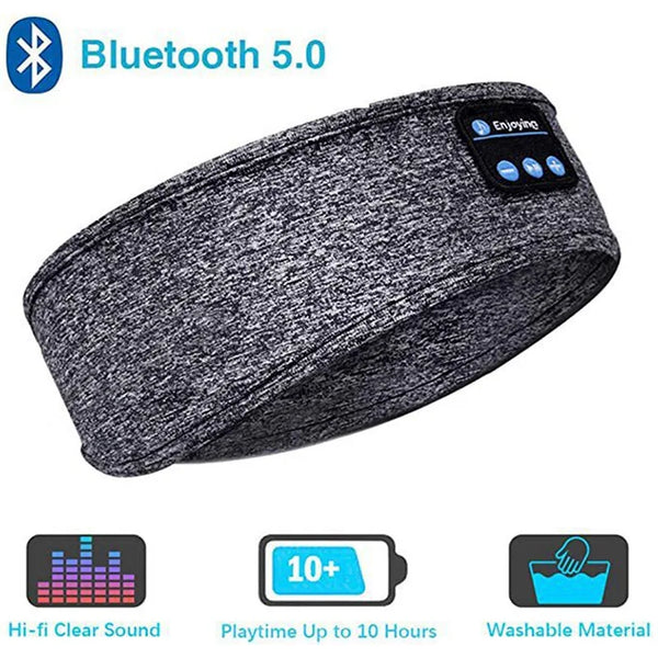 Fone Bluetooth Earphones Sports Sleeping Headband | Wireless Music Eye Mask & Elastic Bluetooth Headset