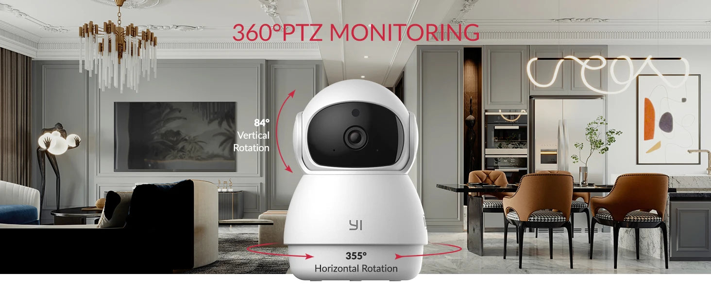 YI 2K Dome WiFi Camera – Smart Pan & Tilt IP Monitor