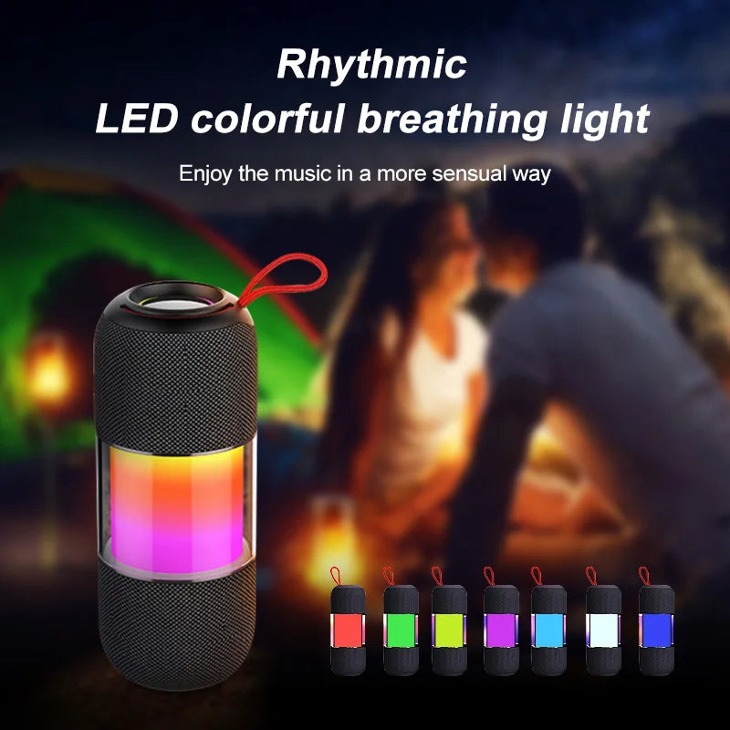 BT2676 Bluetooth 5.3 Speaker – LED Soundbar with Subwoofer & IPX7 Waterproof