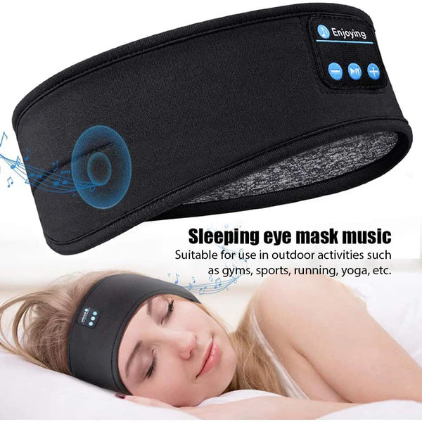 Fone Bluetooth Earphones Sports Sleeping Headband | Wireless Music Eye Mask & Elastic Bluetooth Headset