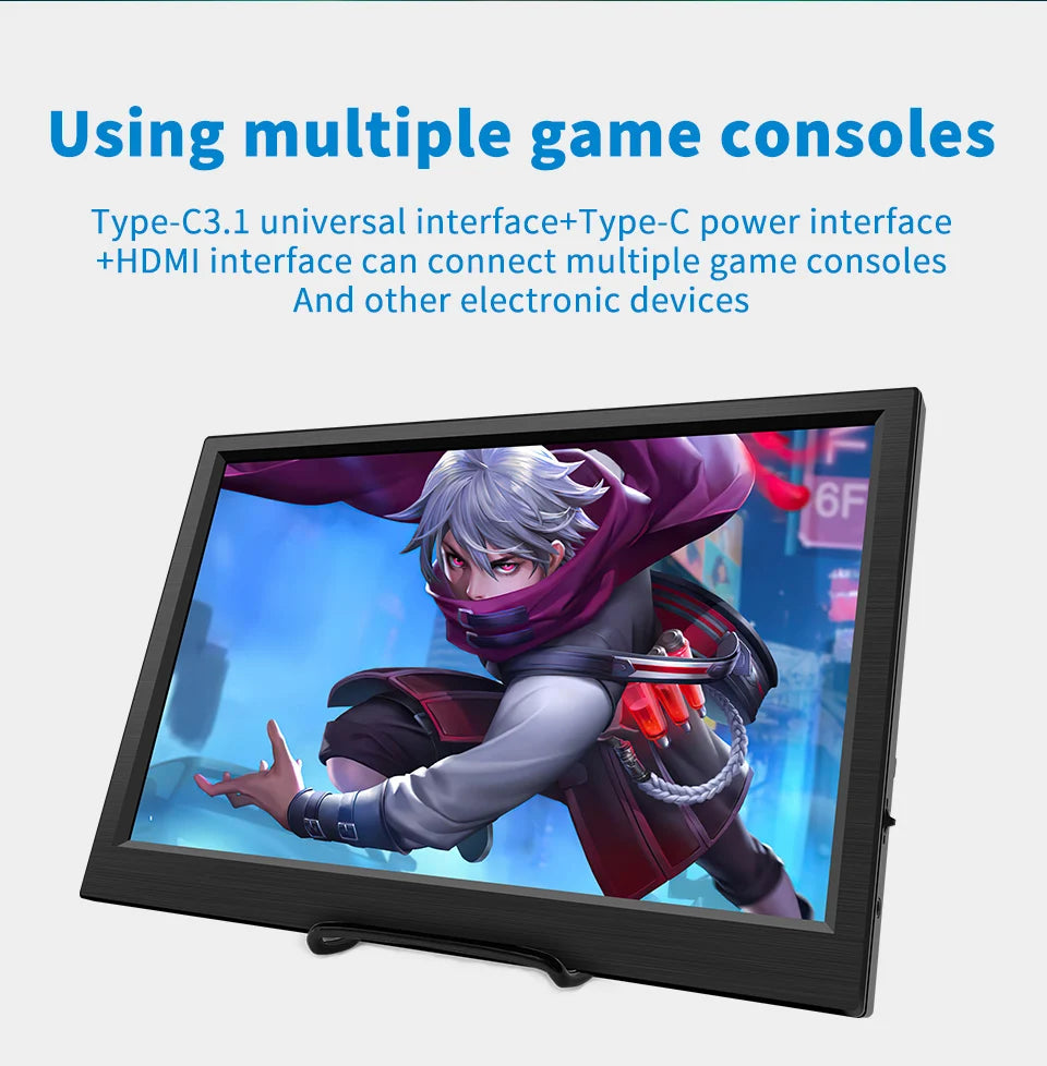 11.6" Portable HDMI Monitor – Gaming & Laptop Display