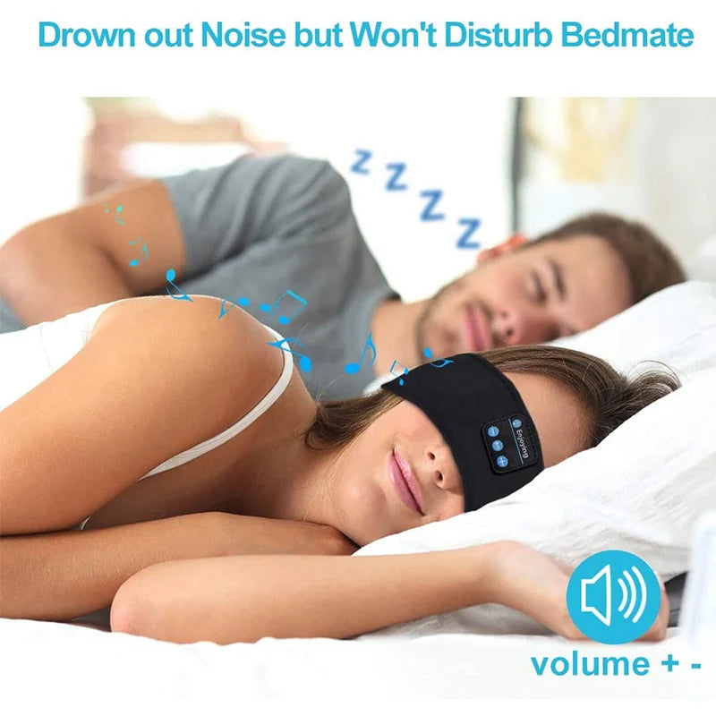 Fone Bluetooth Earphones Sports Sleeping Headband | Wireless Music Eye Mask & Elastic Bluetooth Headset