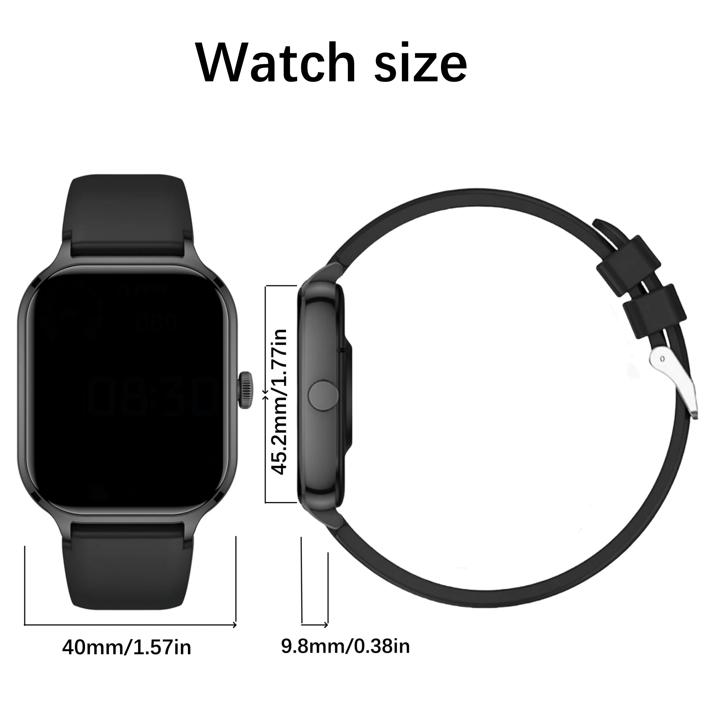 Smartwatch with Wireless Calling & App Notifications