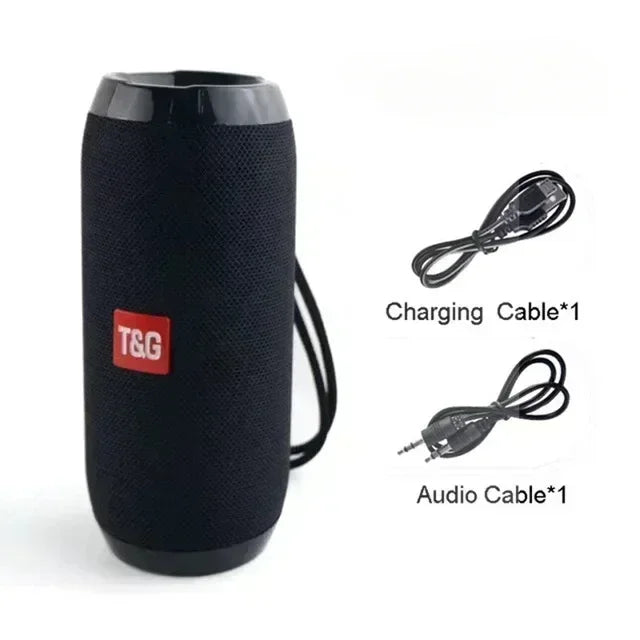 Portable Wireless Bluetooth Speaker – Waterproof with Subwoofer & FM Radio
