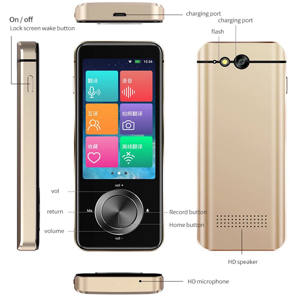 M9 Instant Voice Translator – Real-Time Smart Device with Offline Language Support