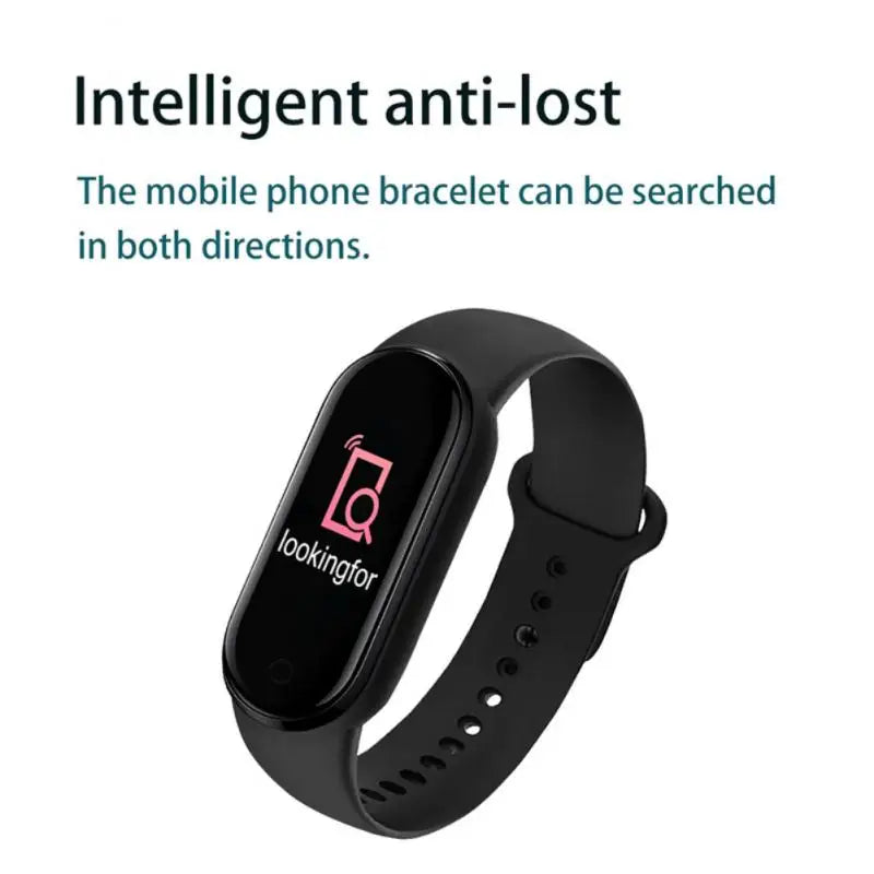 M6 Smart Watch | Fitness Tracker for Men & Women, Heart Rate & Blood Pressure Monitor, Waterproof Sports Band