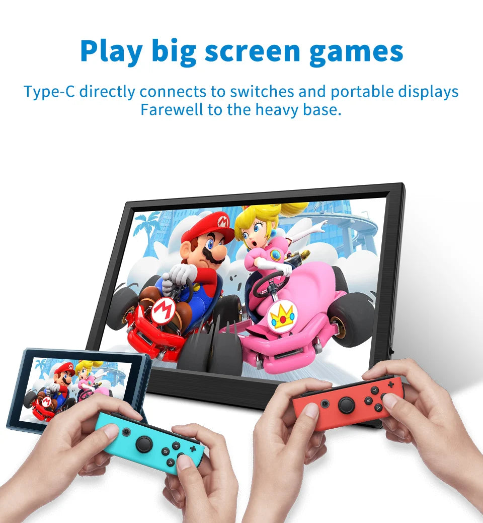 11.6" Portable HDMI Monitor – Gaming & Laptop Display