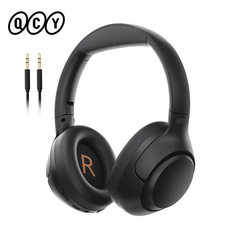 QCY H3 ANC Wireless Headphones – Bluetooth 5.4, 60H Playtime