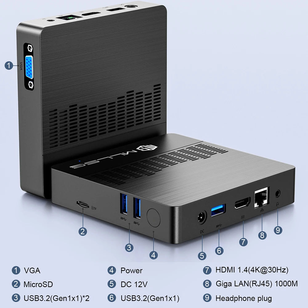 MLLSE M2 Air Mini PC – N4000, 6GB+128GB, Windows 11