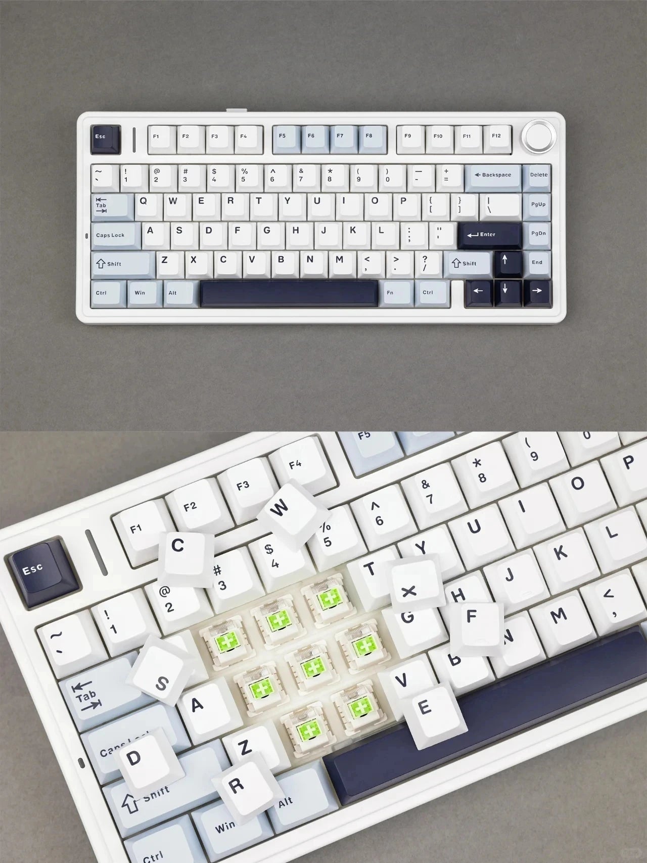 AULA F75 Gaming Mechanical Keyboard – 75% Layout, Tri-Mode, RGB