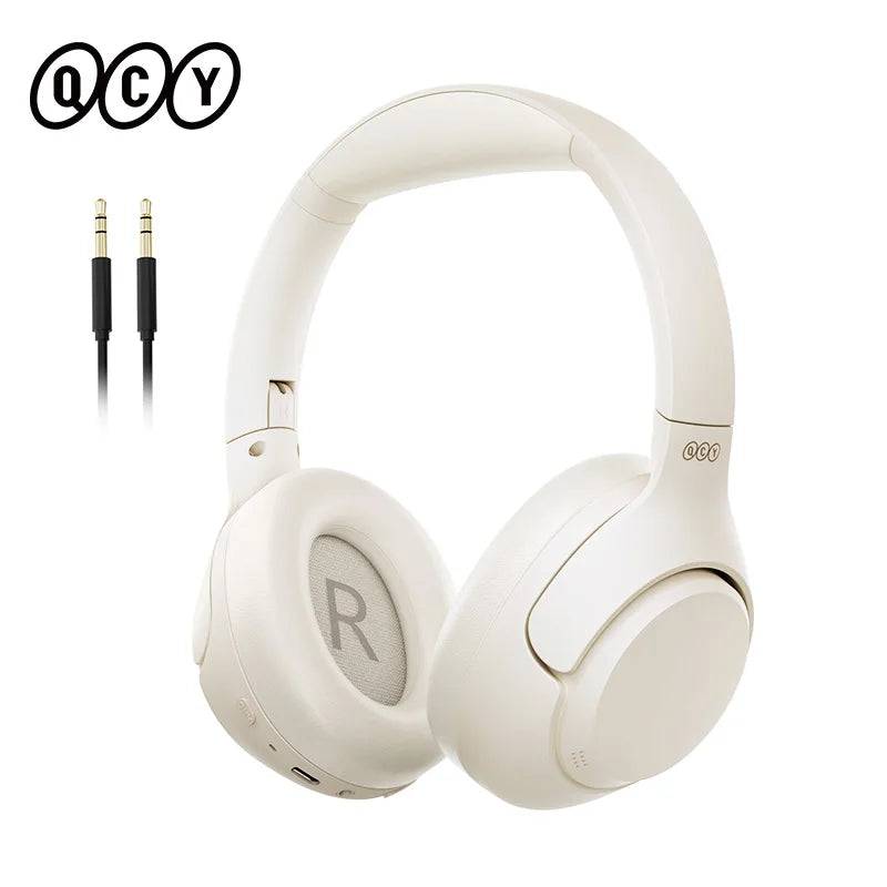 QCY H3 ANC Wireless Headphones – Bluetooth 5.4, 60H Playtime