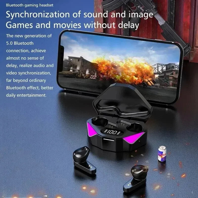 Gaming Wireless Headphones | Bluetooth Earphones for Xiaomi & Huawei, In-Ear Earbuds, Free Shipping