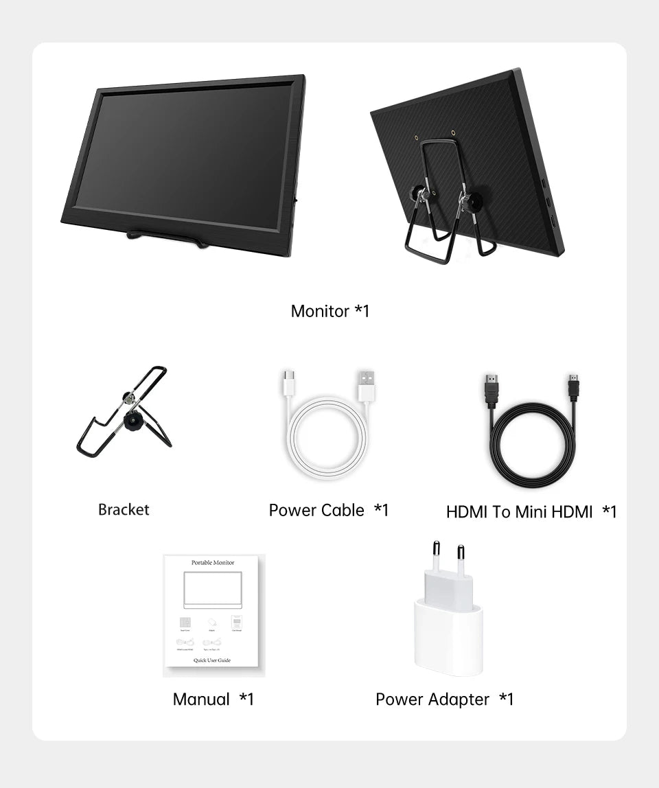 11.6" Portable HDMI Monitor – Gaming & Laptop Display