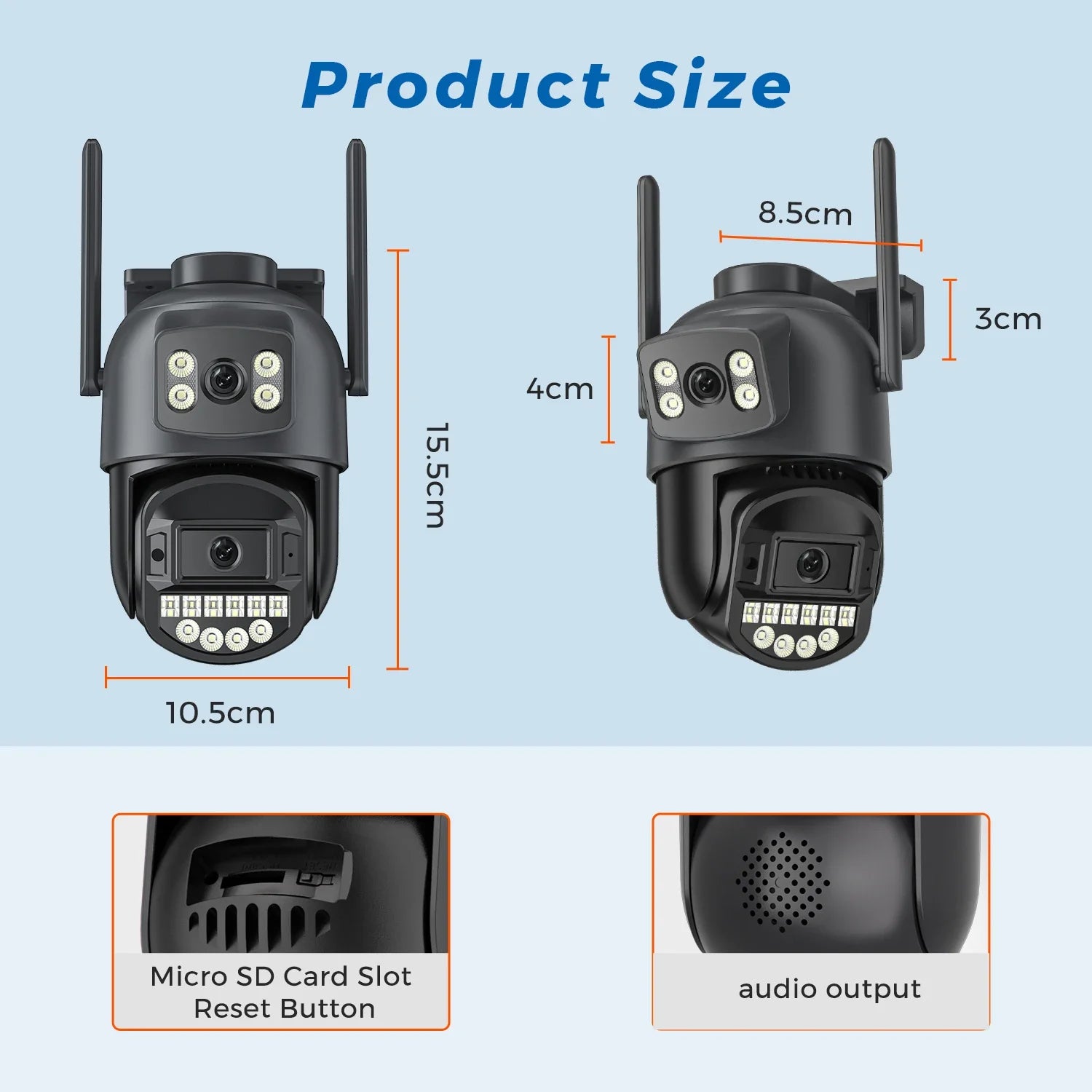 Xiaomi 10MP Dual-Lens 5K PTZ Outdoor Security Camera