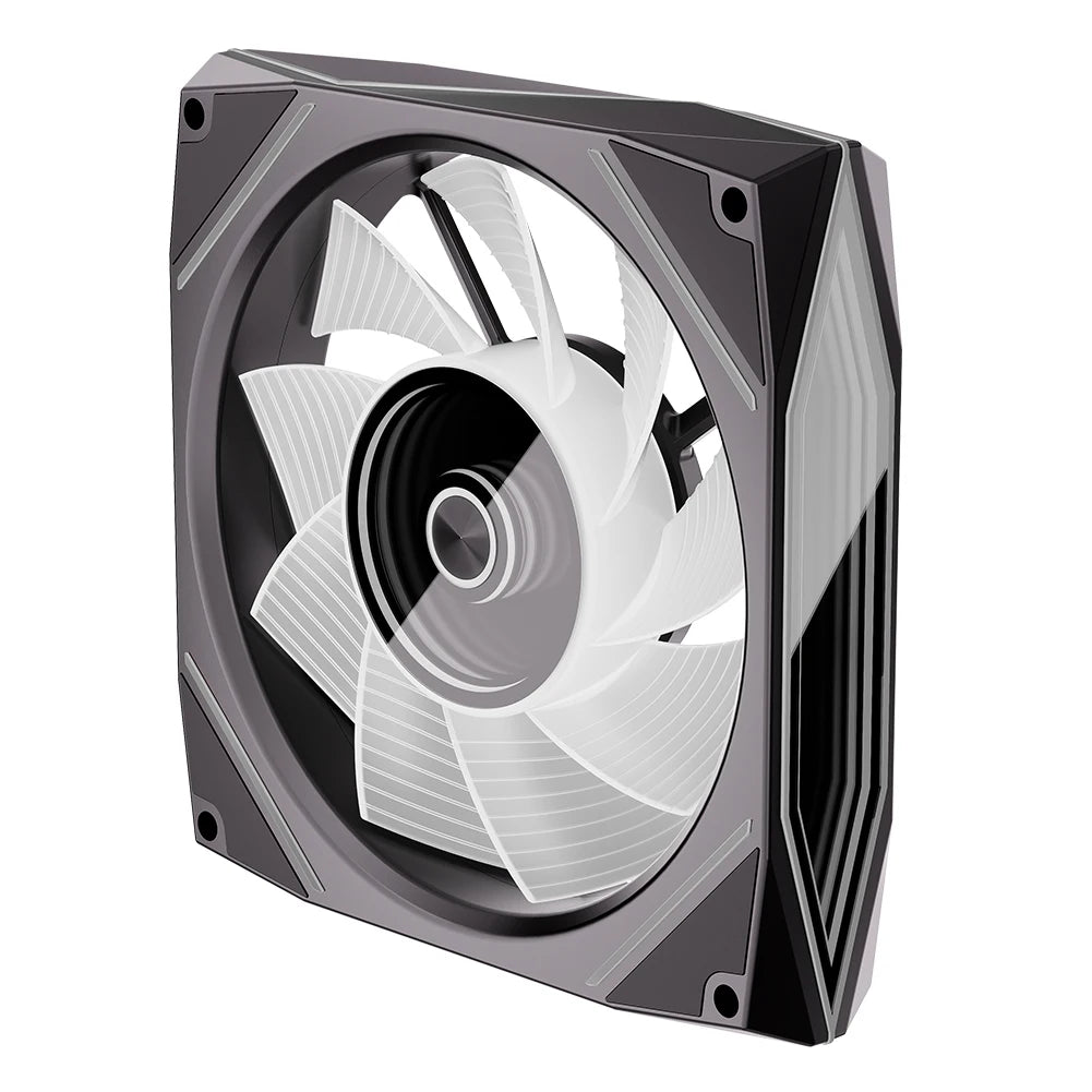 120mm ARGB CPU Fan | 800-1800RPM, 4pin PWM, Silent, 71 CFM Airflow for Computer Case