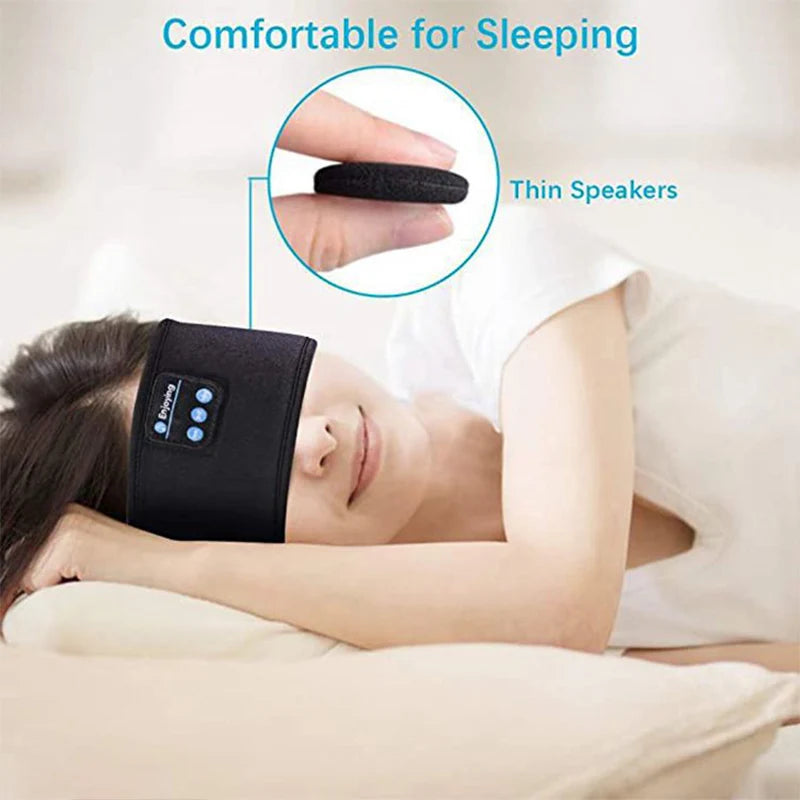 Fone Bluetooth Earphones Sports Sleeping Headband | Wireless Music Eye Mask & Elastic Bluetooth Headset