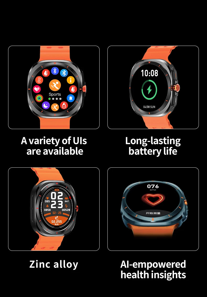 LAXASFIT Watch 7 Ultra Smartwatch with Bluetooth Call