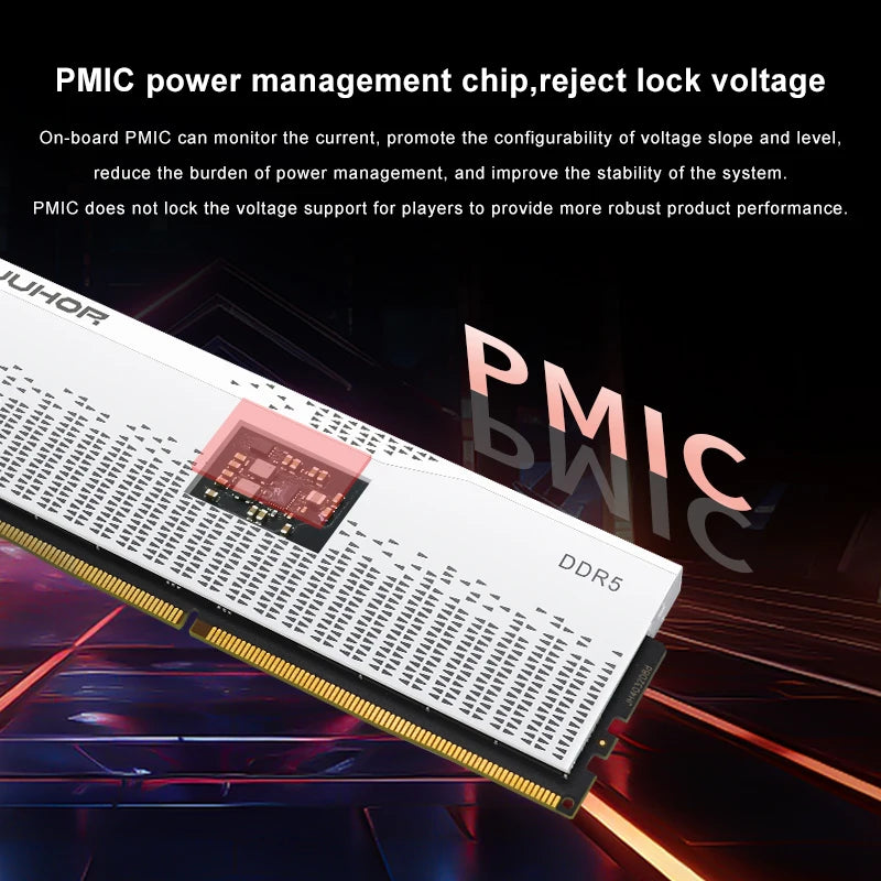 JUHOR DDR5 RAM 16GB/32GB | 5600MHz-7200MHz Gaming Desktop Memory for DIY PC Builds