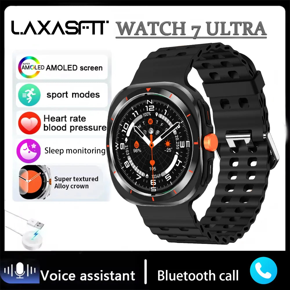 LAXASFIT Watch 7 Ultra Smartwatch with Bluetooth Call