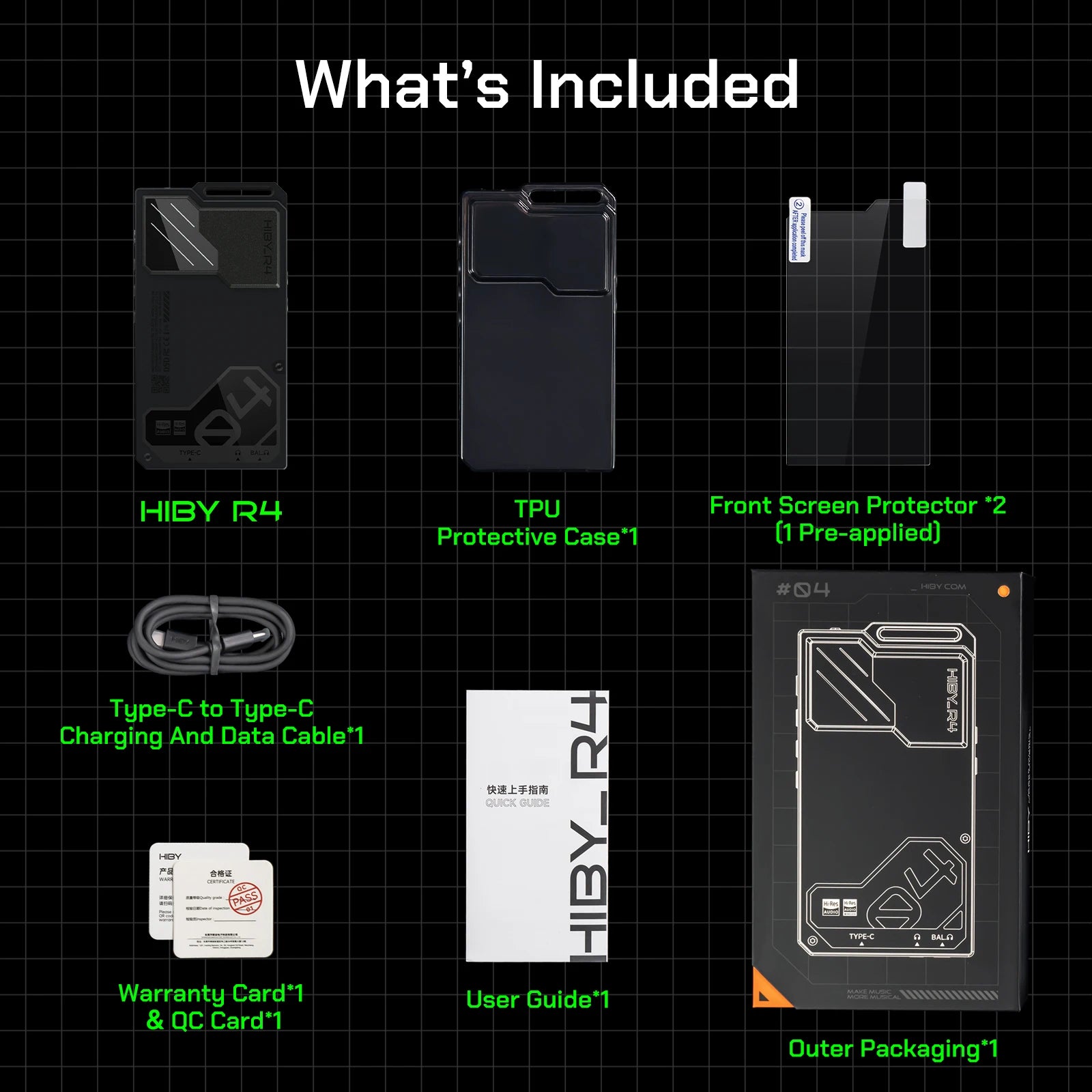 HiBy R4 Android 12 HiFi Music Player with DAC & AMP