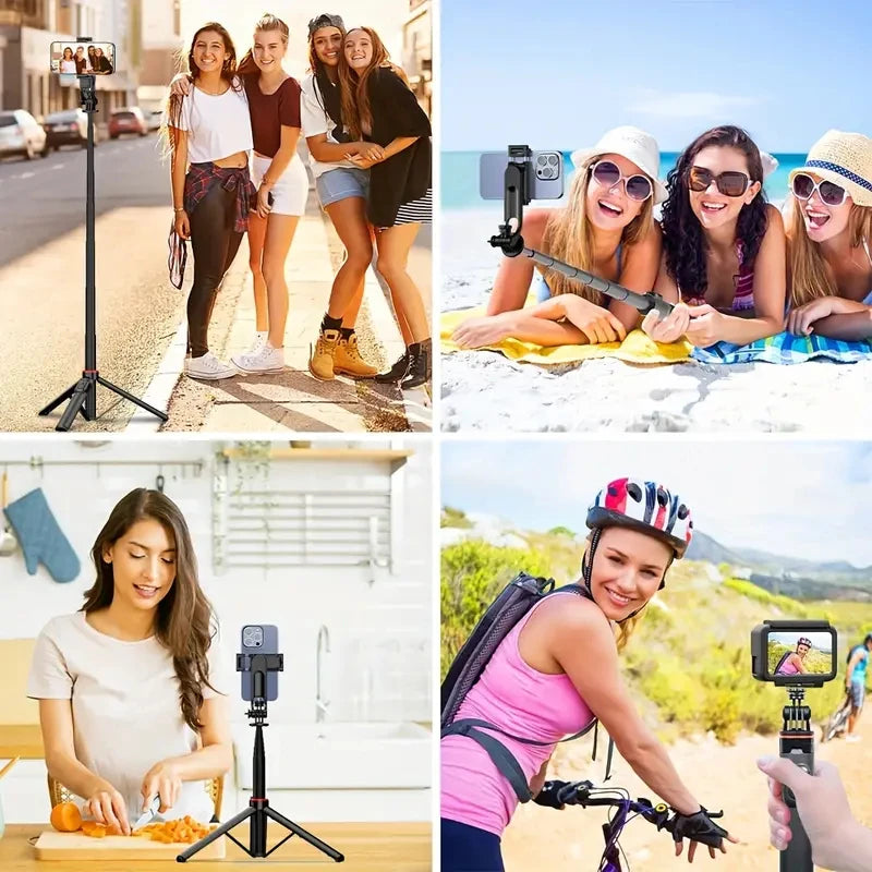 W&O C01 Selfie Stick Tripod with Wireless Stabilizer