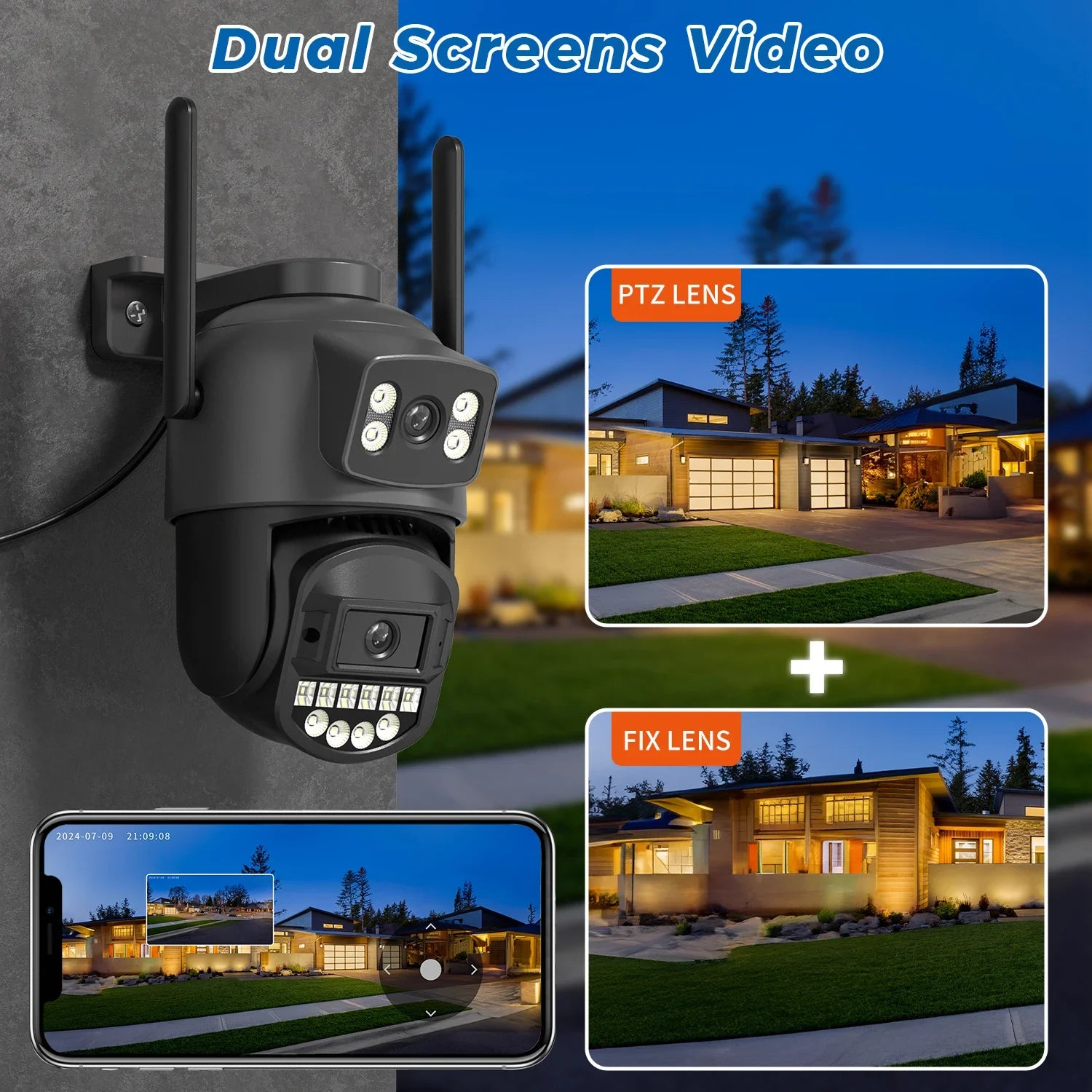 Xiaomi 10MP Dual-Lens 5K PTZ Outdoor Security Camera