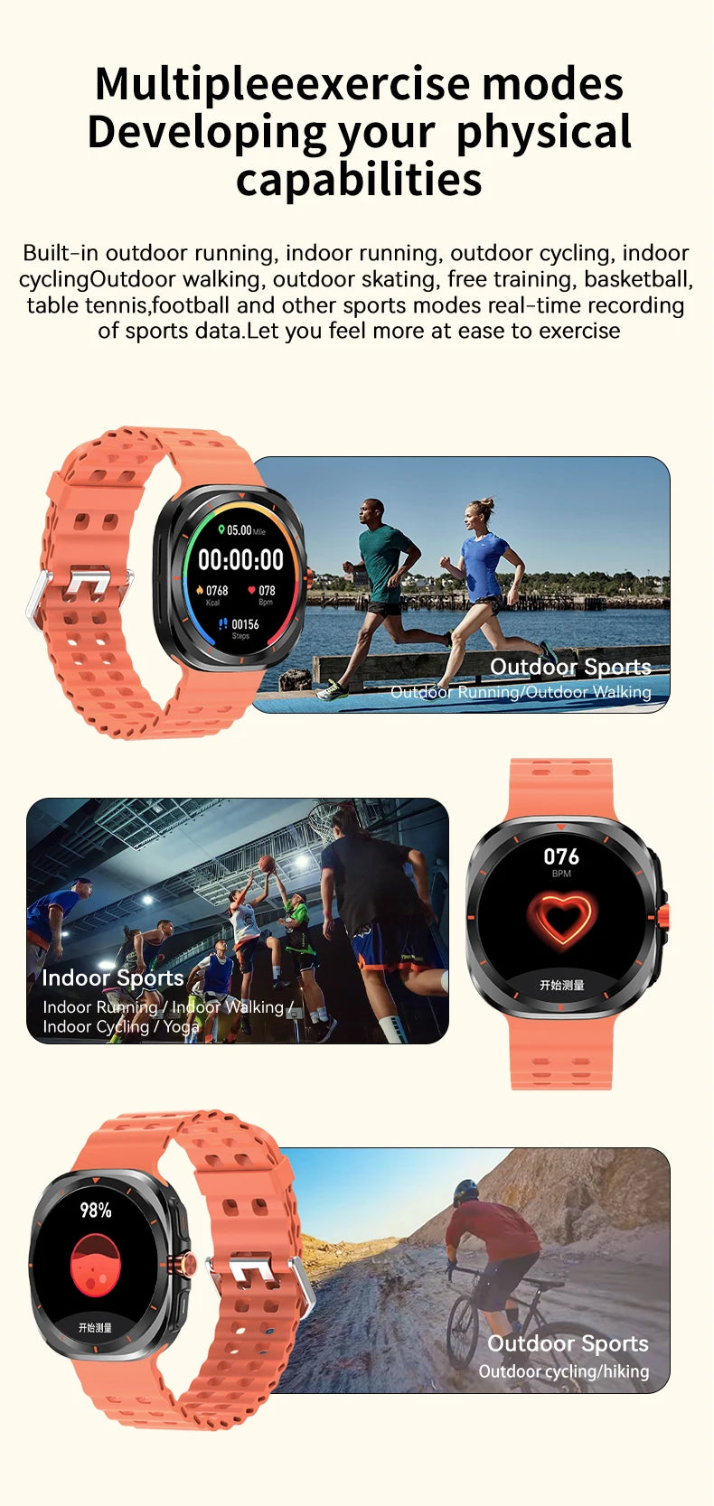 LAXASFIT Watch 7 Ultra Smartwatch with Bluetooth Call