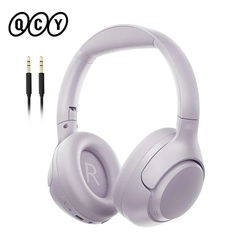 QCY H3 ANC Wireless Headphones – Bluetooth 5.4, 60H Playtime