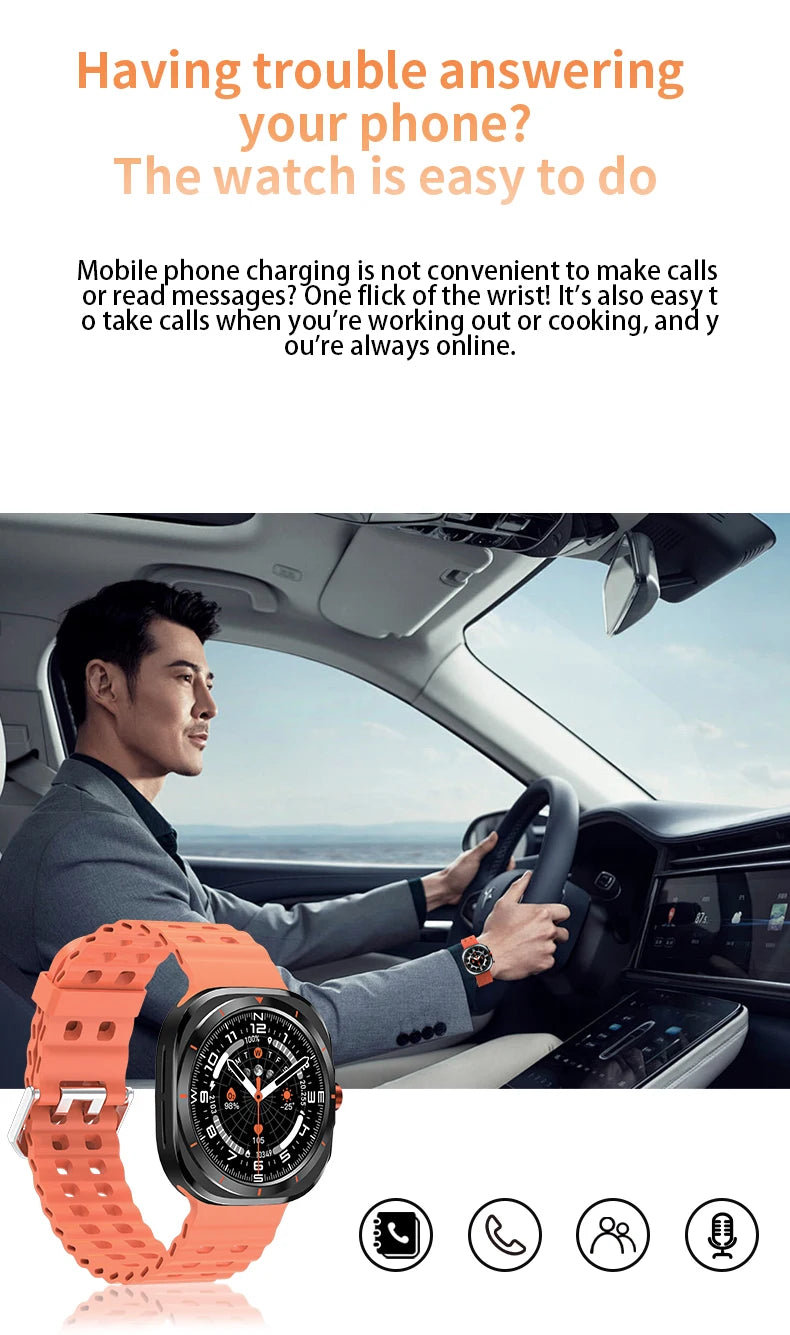 LAXASFIT Watch 7 Ultra Smartwatch with Bluetooth Call