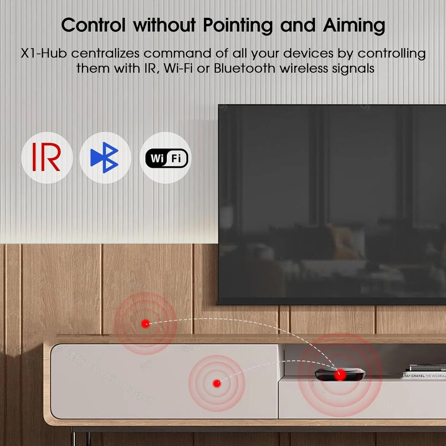 X1S Universal Remote Control with Hub & App | Smart All-in-One Remote with Customizable One-Touch Activities