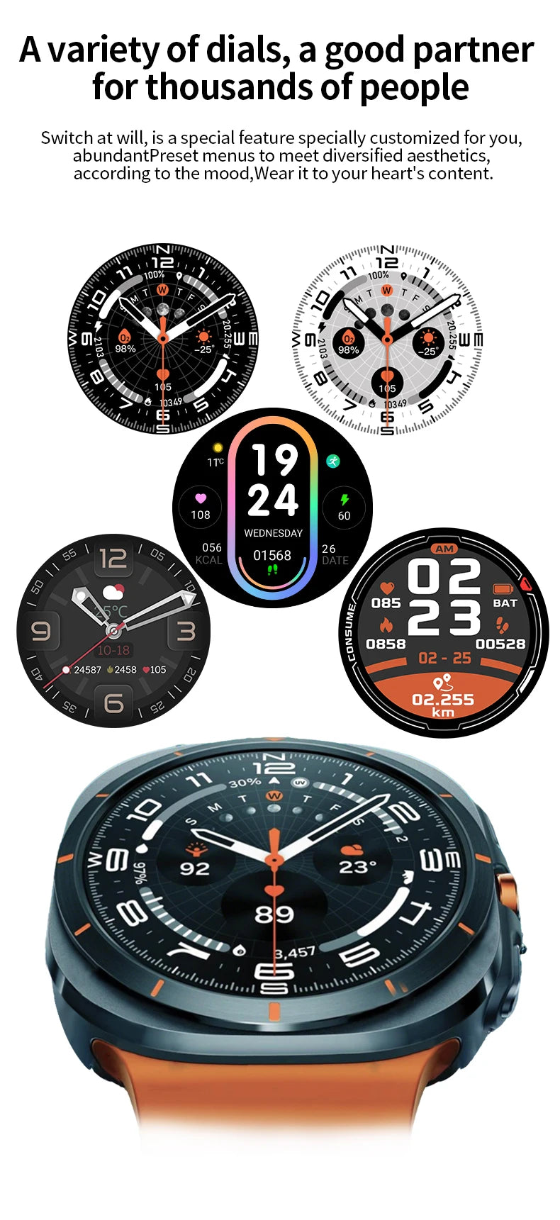 LAXASFIT Watch 7 Ultra Smartwatch with Bluetooth Call