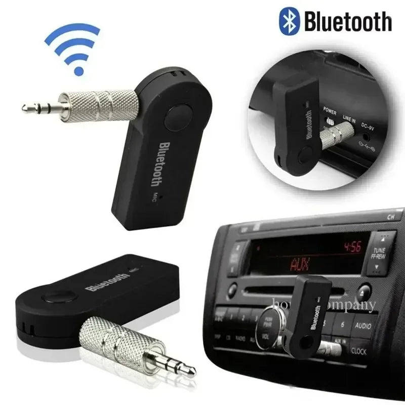 Bluetooth Audio Receiver – 3.5mm AUX Adapter for Car, Speakers & Headphones