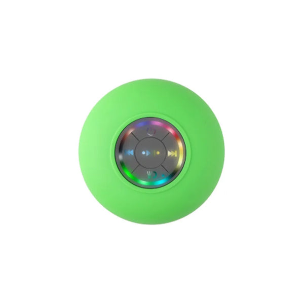 Mini Waterproof Bluetooth Shower Speaker with RGB Light