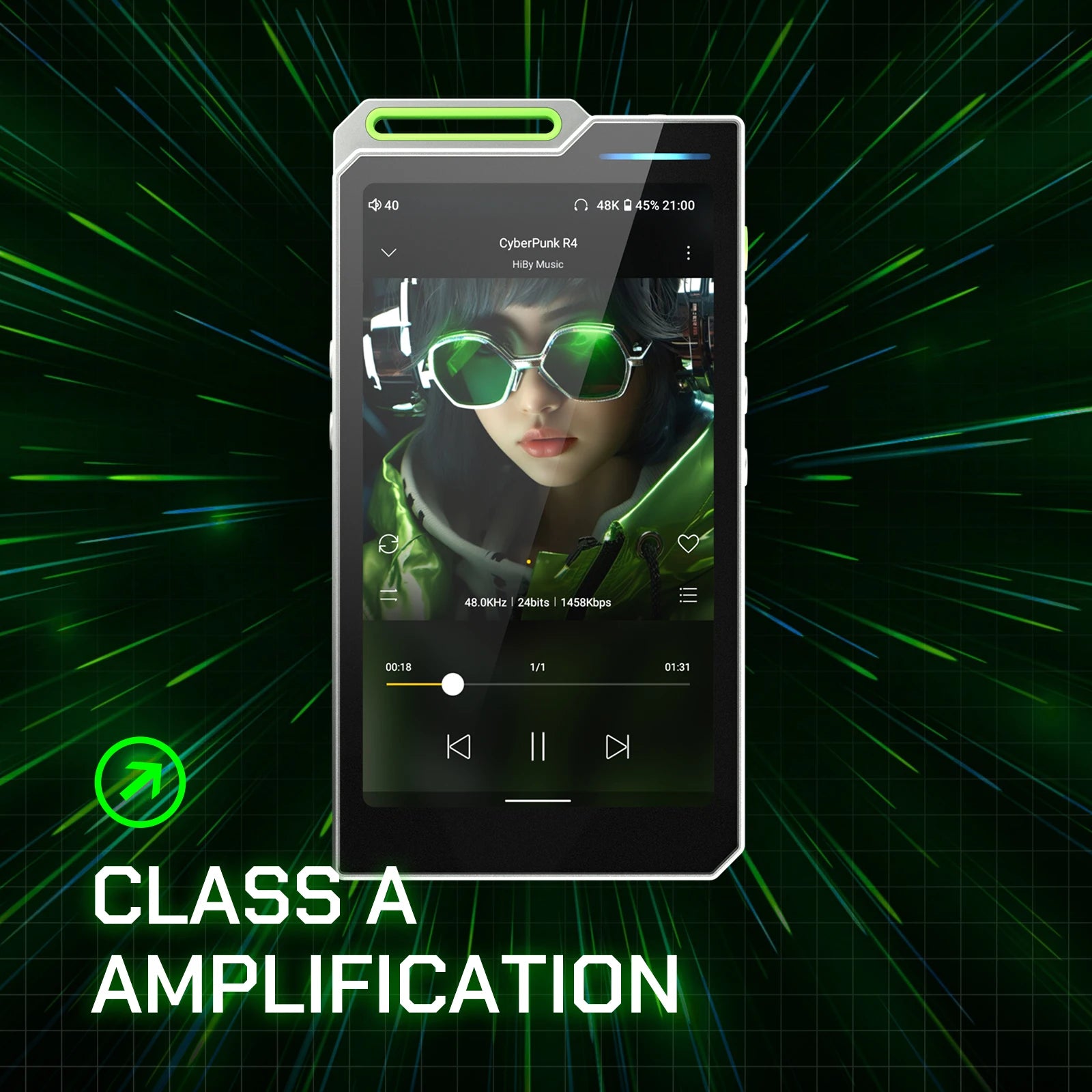 HiBy R4 Android 12 HiFi Music Player with DAC & AMP