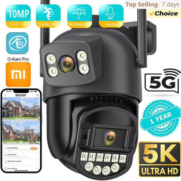 Xiaomi 10MP Dual-Lens 5K PTZ Outdoor Security Camera