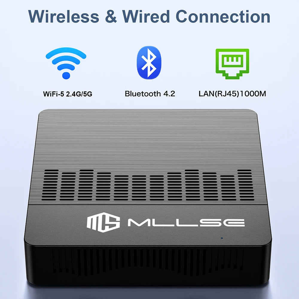 MLLSE M2 Air Mini PC – N4000, 6GB+128GB, Windows 11
