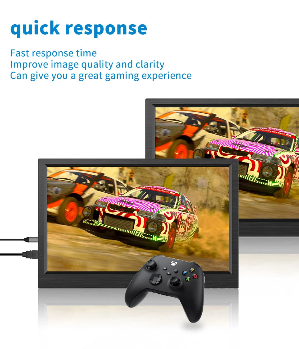 11.6" Portable HDMI Monitor – Gaming & Laptop Display
