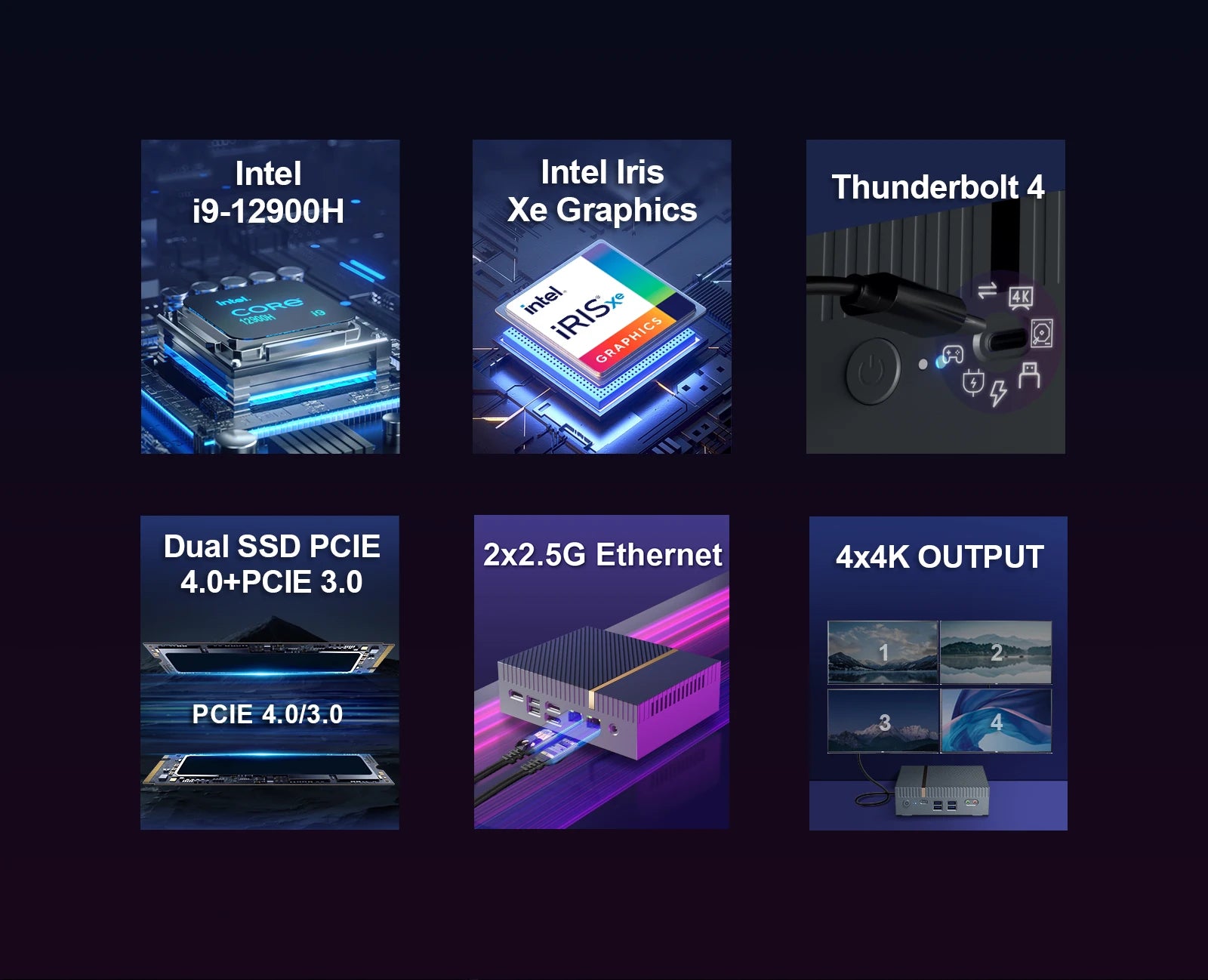 Chatreey IT12 Mini PC – i7/i9, WiFi 6, Thunderbolt 4