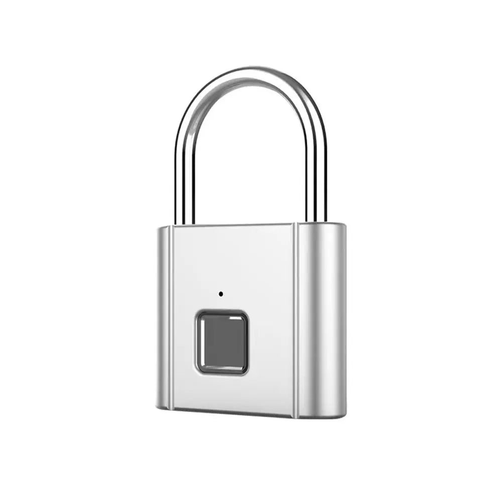 Smart Biometric Fingerprint Padlock – USB Rechargeable