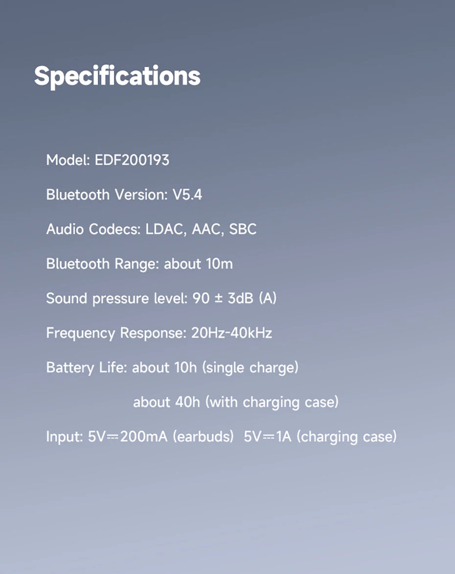 Edifier Comfo Flex Open-Ear Bluetooth 5.4 Earphones