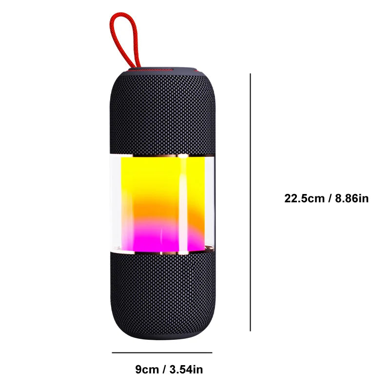 BT2676 Bluetooth 5.3 Speaker – LED Soundbar with Subwoofer & IPX7 Waterproof