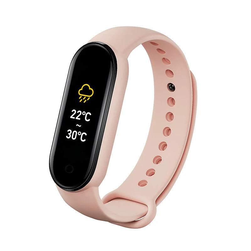 M6 Smart Watch | Fitness Tracker for Men & Women, Heart Rate & Blood Pressure Monitor, Waterproof Sports Band